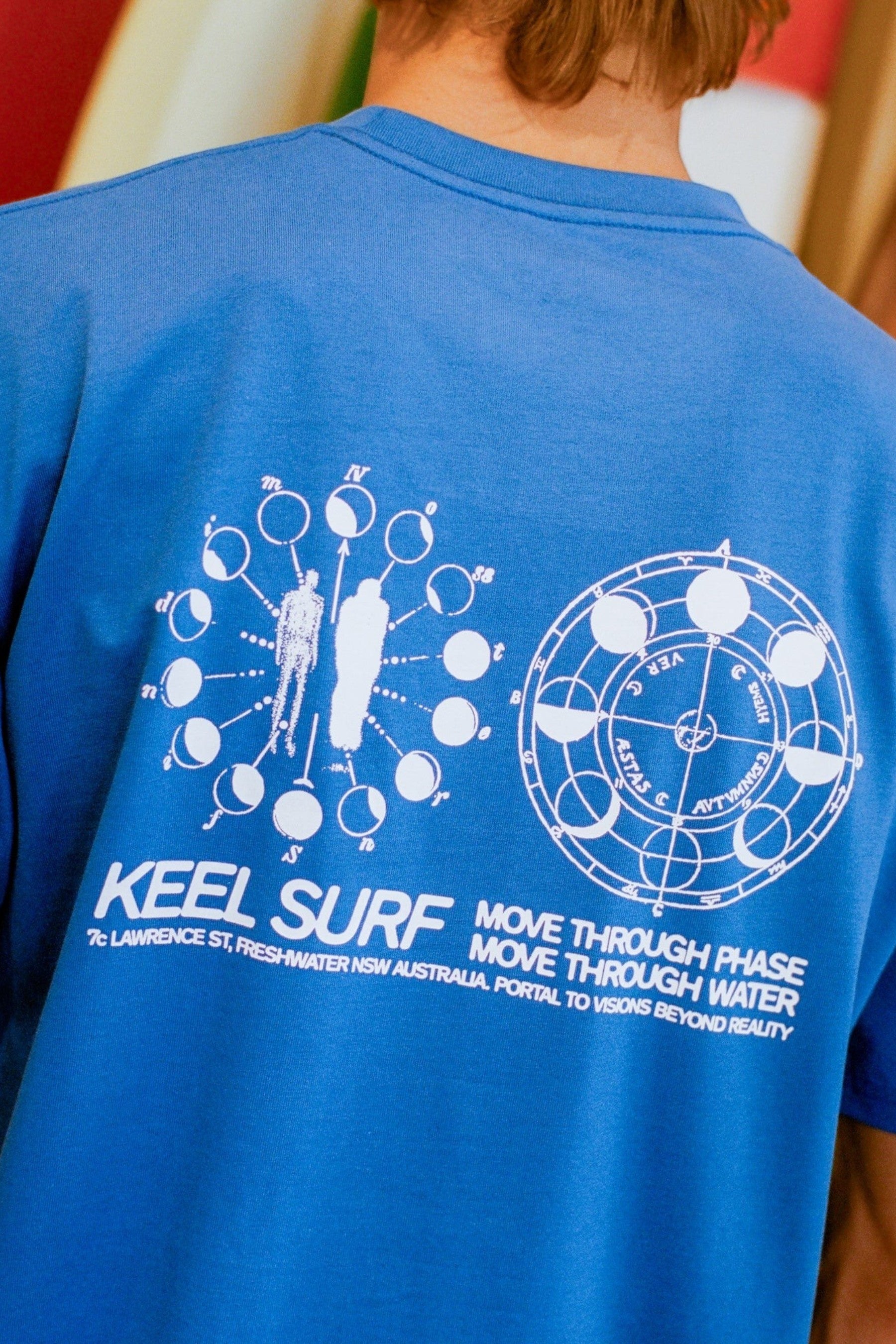 Keel Move Through Water Tee - Royal Blue