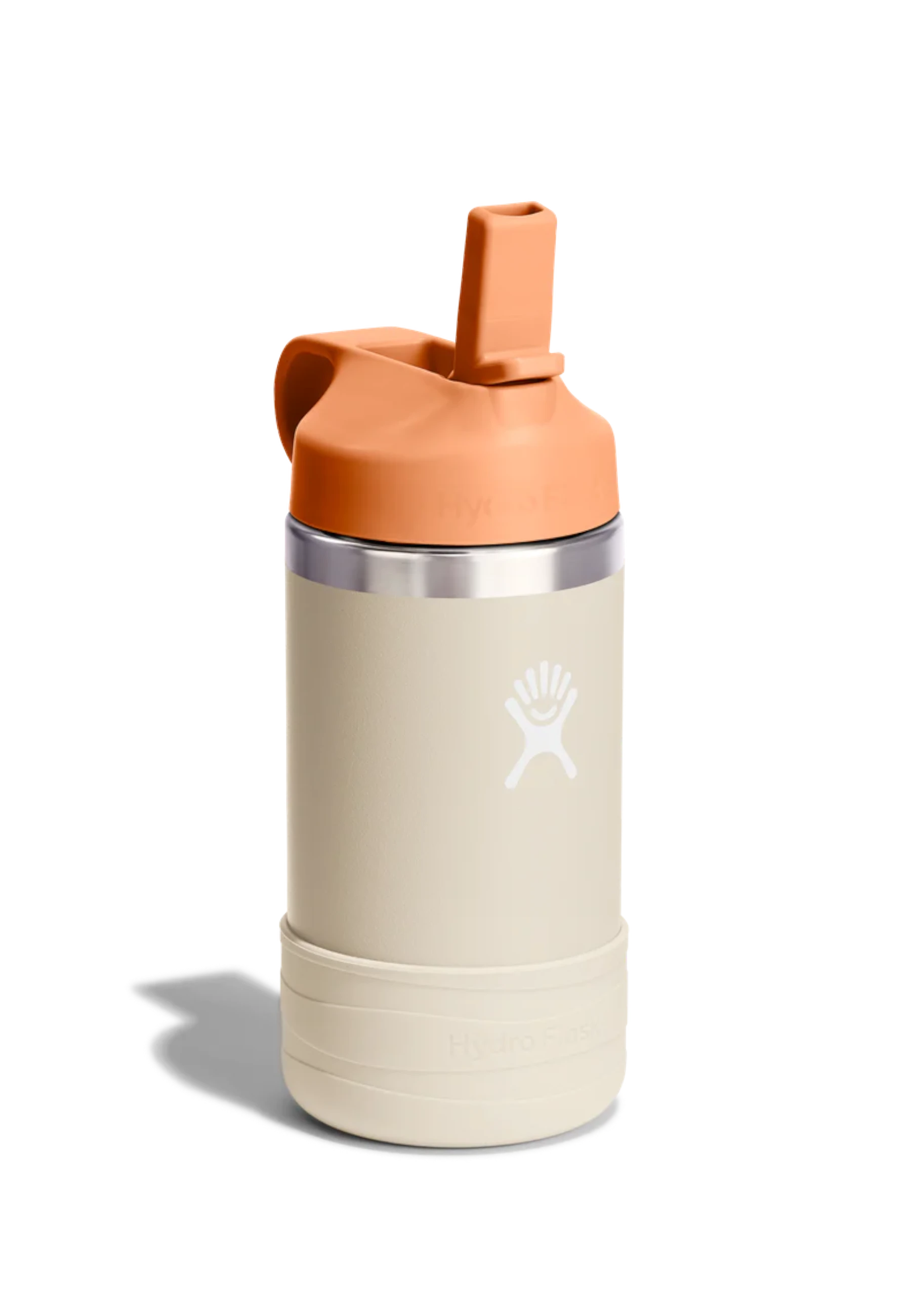 12 Oz Kids Wide Mouth Straw Cap - Coconut