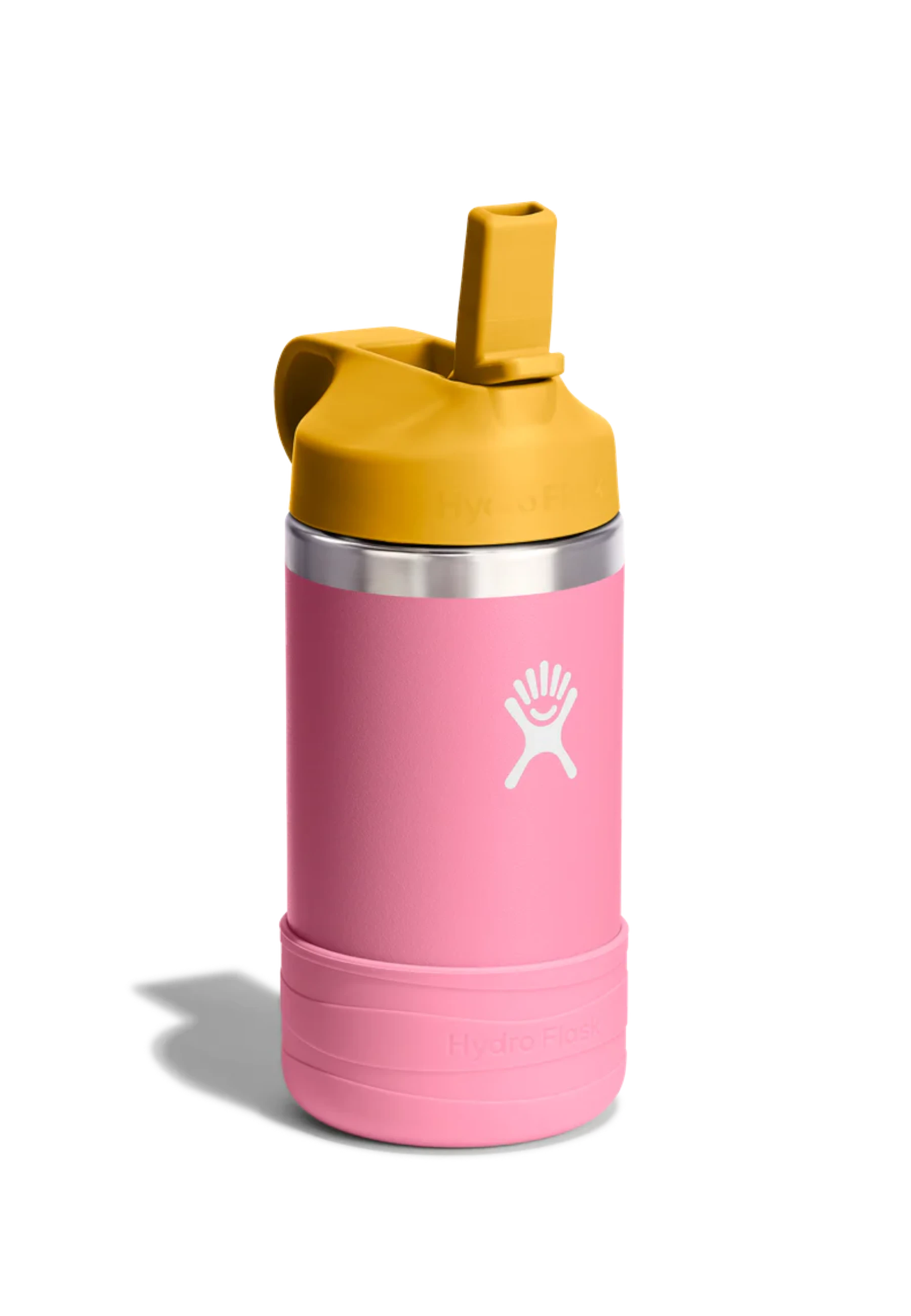 12 Oz Kids Wide Mouth Straw Cap - Dahlia Pink