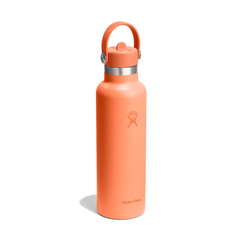 21oz Standard Mouth Flex Straw Cap - Nectar Orange