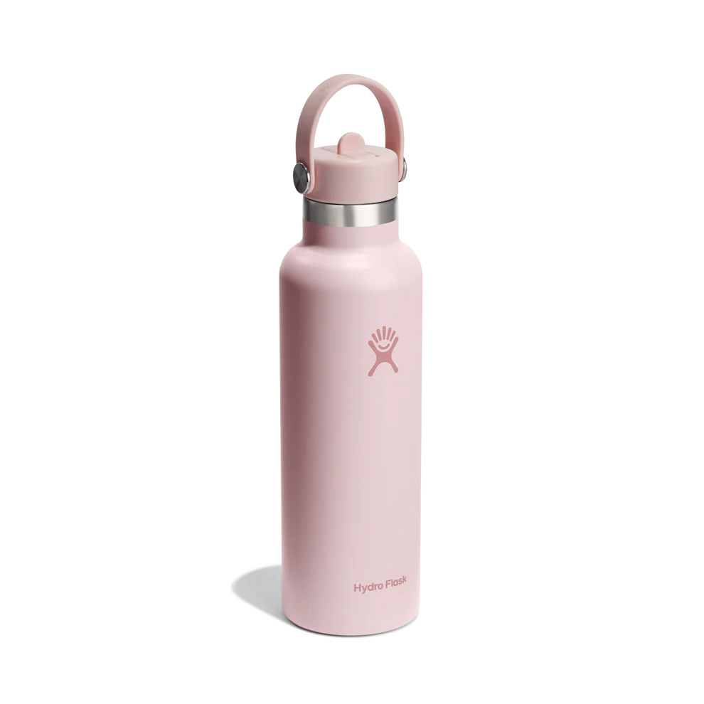 21oz Standard Mouth Flex Straw Cap - Trillium Pink