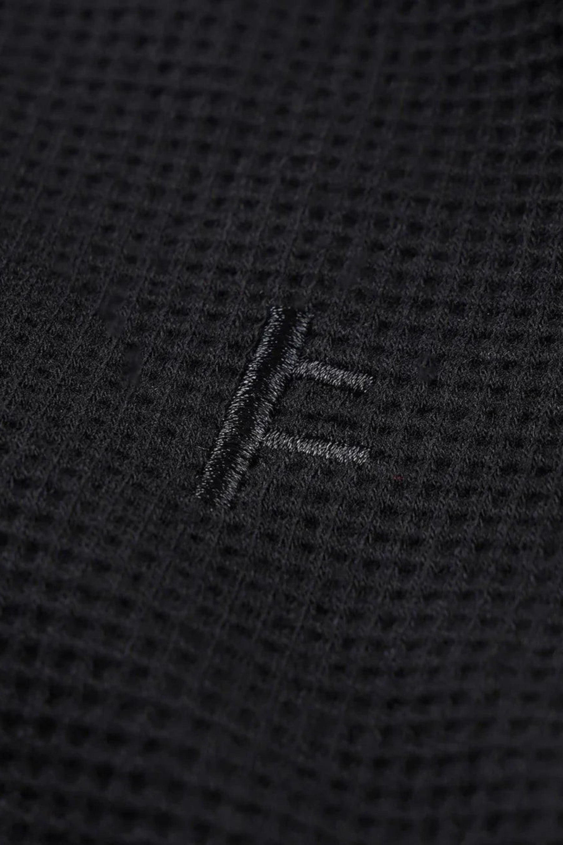 AG Raglan Waffle - Black