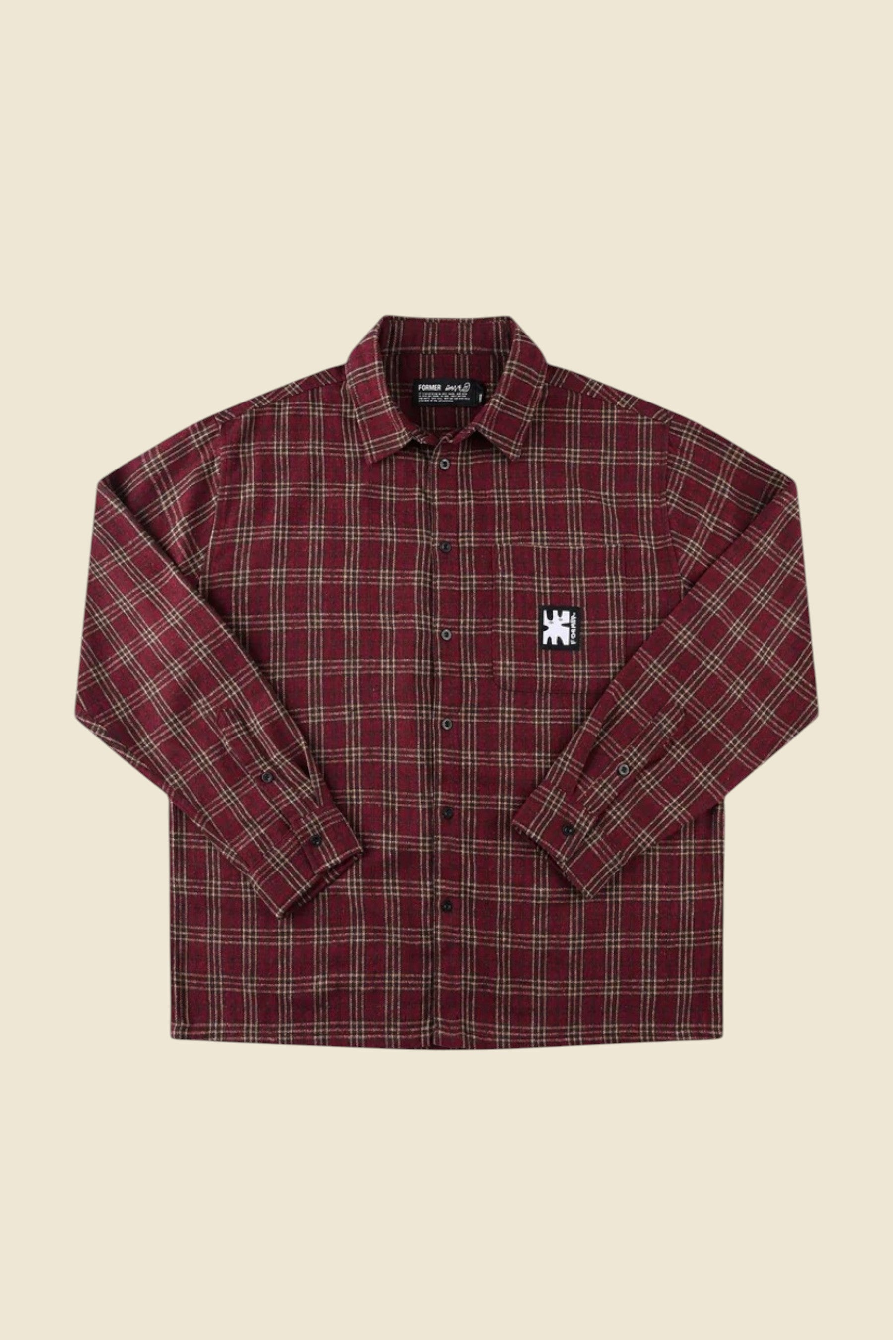 Reynolds Flannel LS Shirt - Red