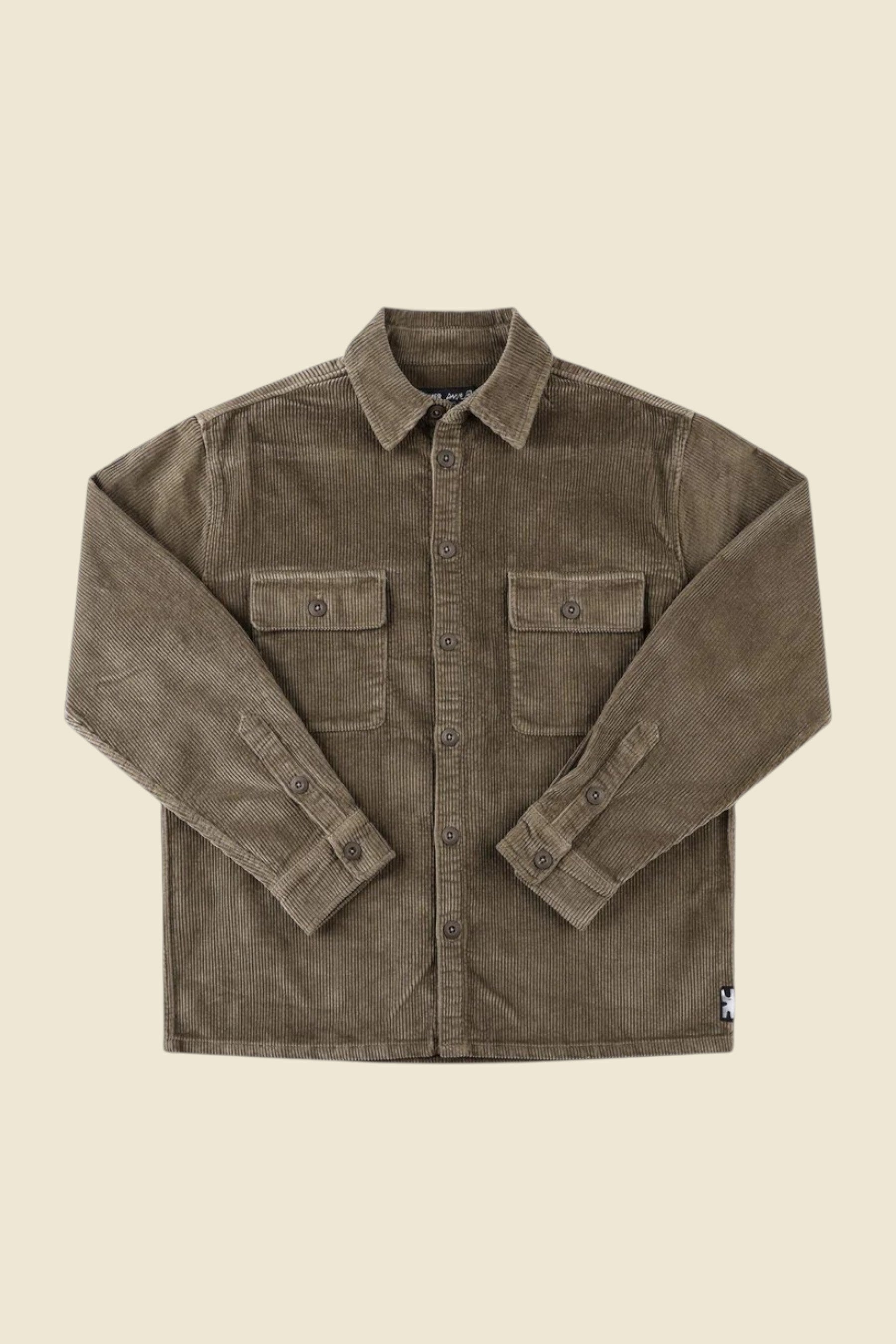 Reynolds Cord LS Shirt - Pine