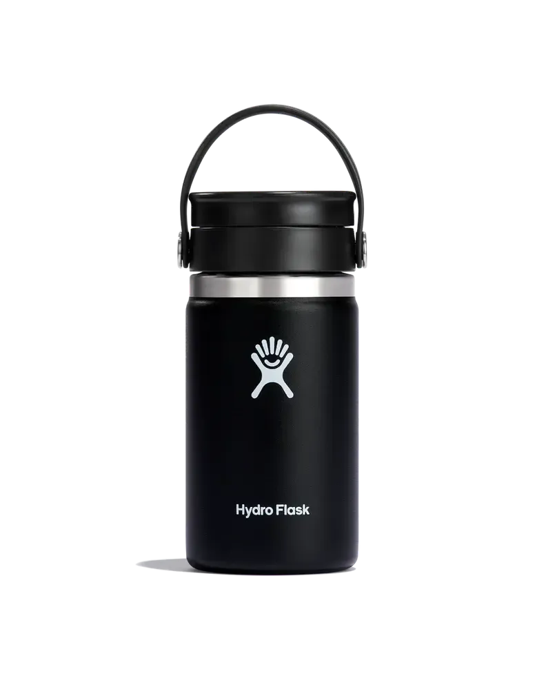 12oz Coffee with Flex Sip Lid - Black
