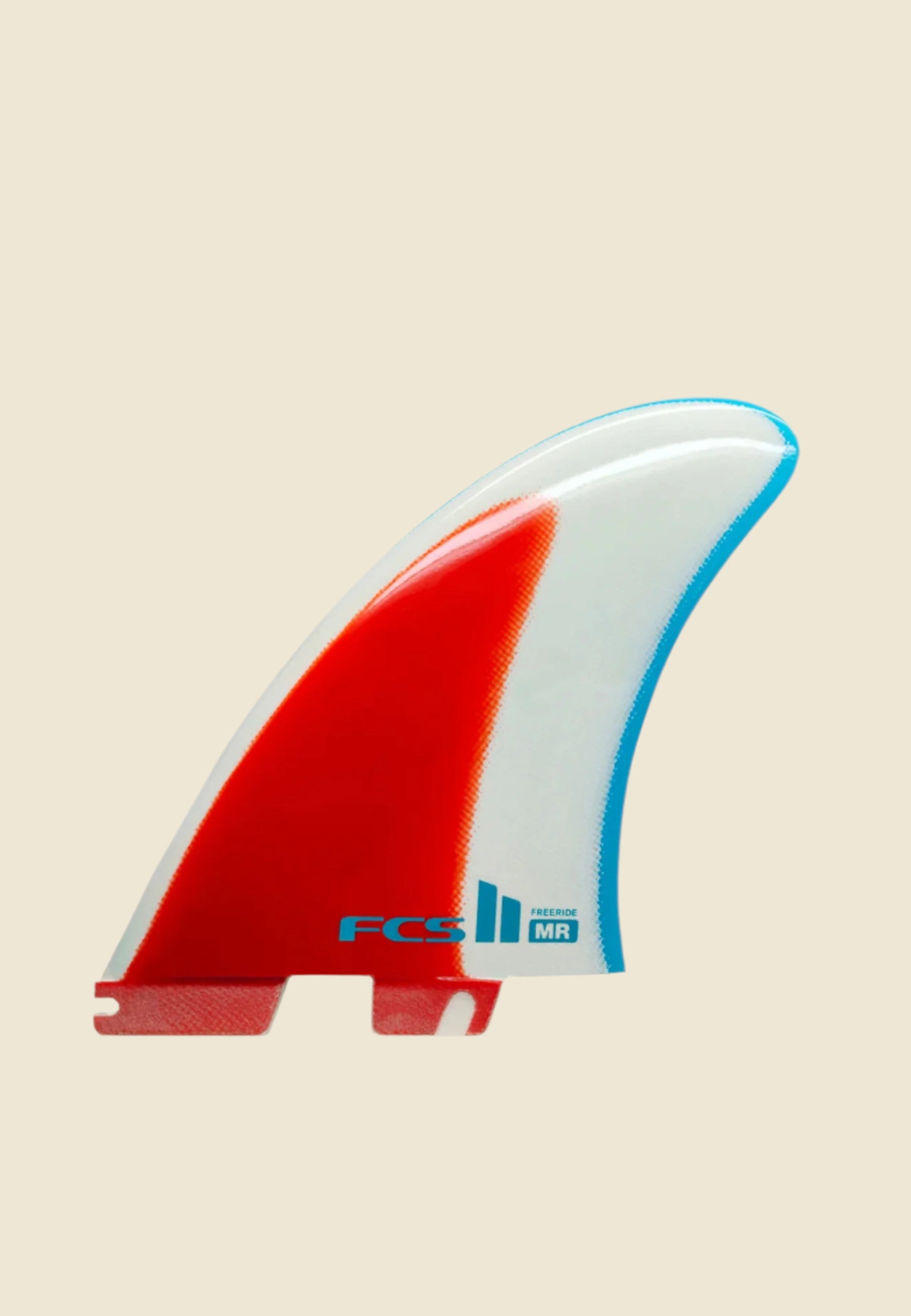 FCS II MR Freeride Twin PG L-XL Blue/Red/White Retail Fins | Keel Surf & Supply