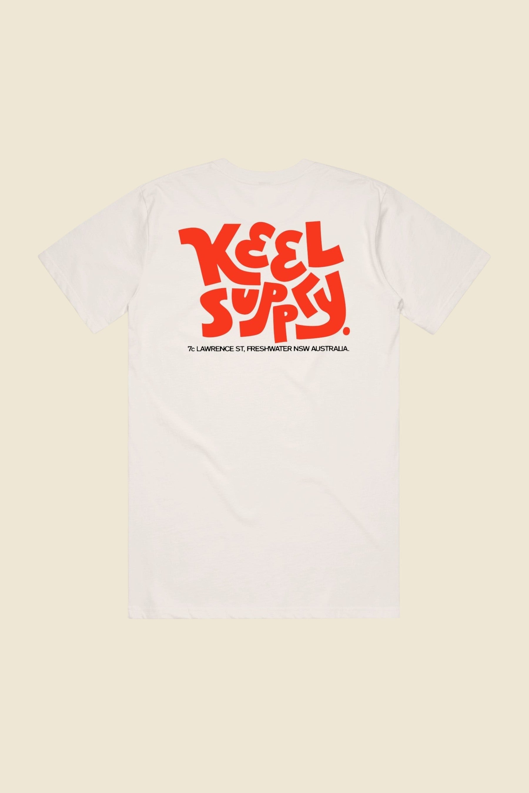 Keel Surf Logo Tee - Ecru