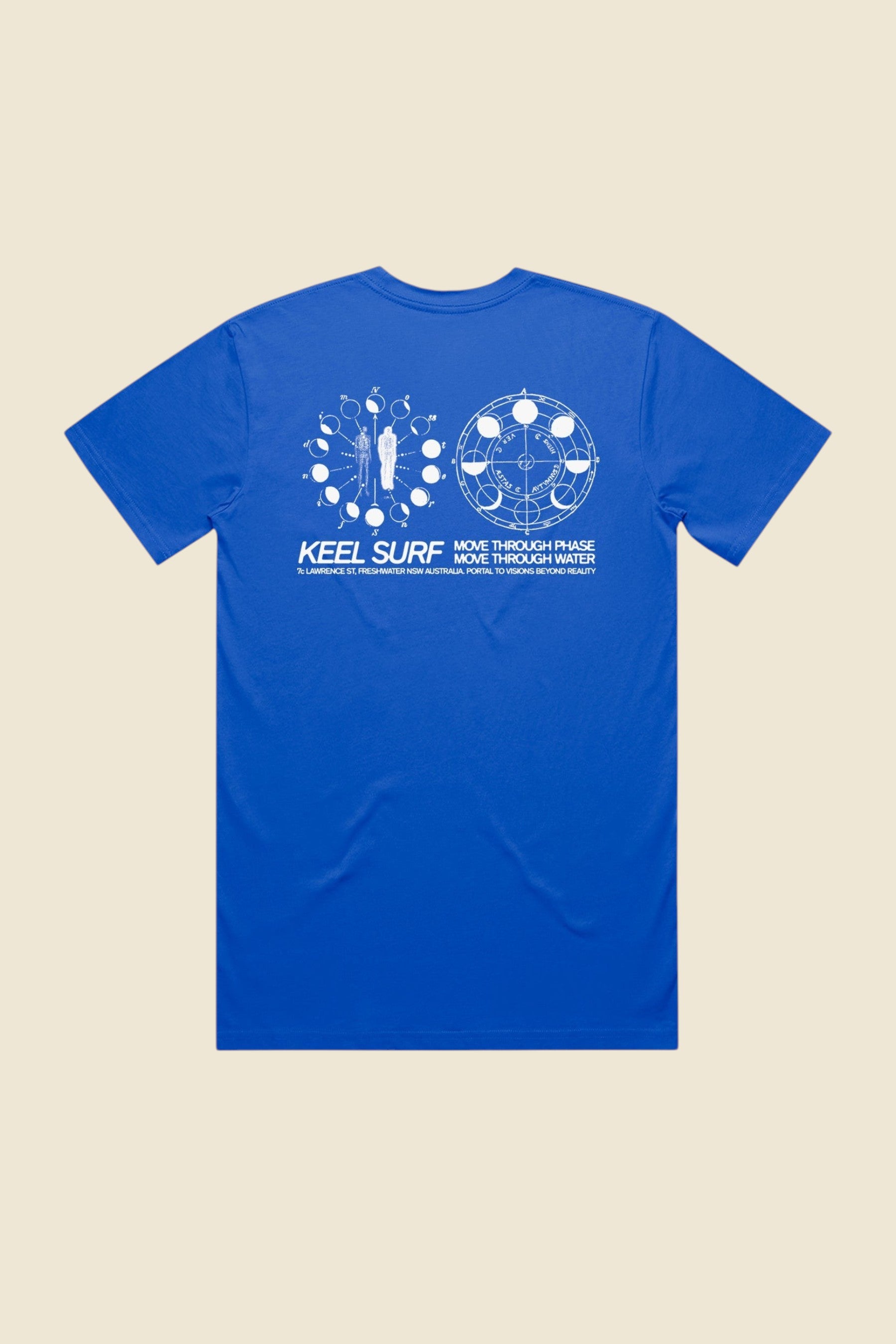 Keel Move Through Water Tee - Royal Blue