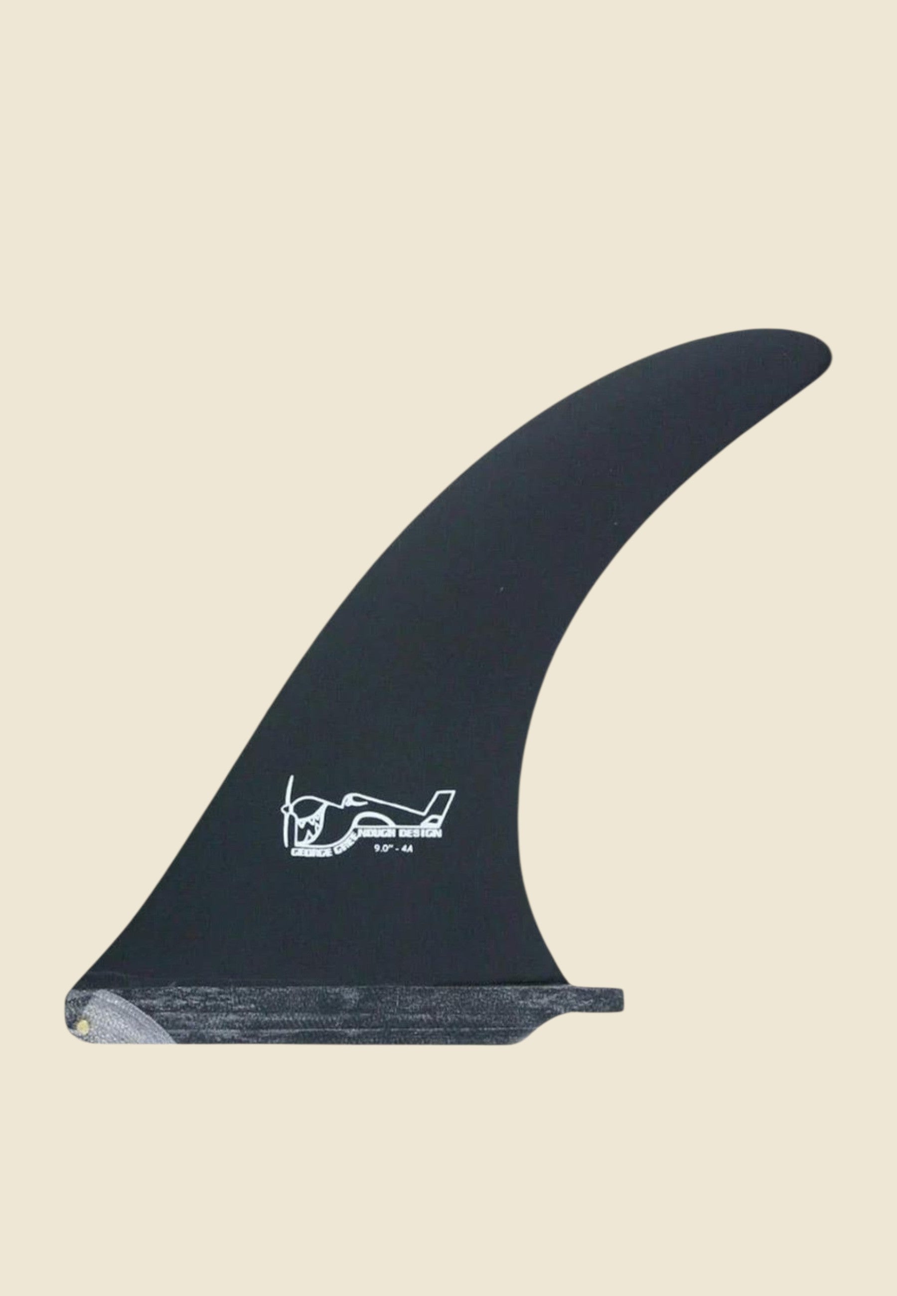 Greenough 4A 10" Black | Keel Surf & Supply