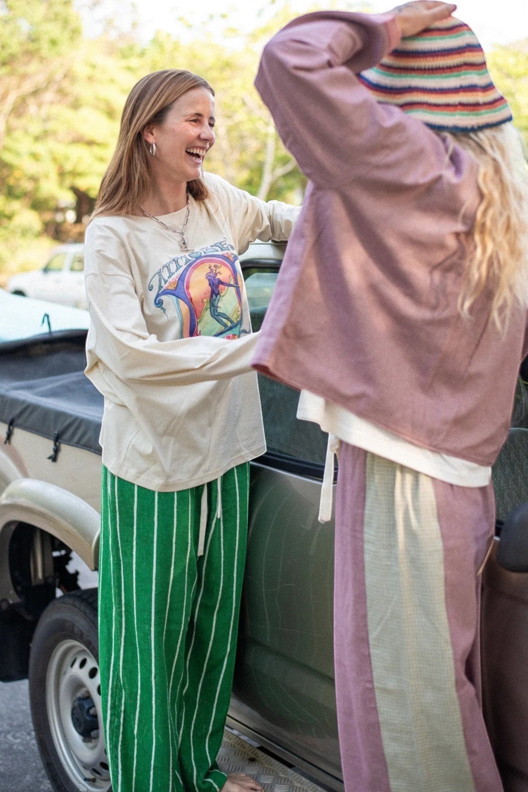 Artist Oversize Longsleeve Tee 'Saline Shrine' By Angie Samblotte