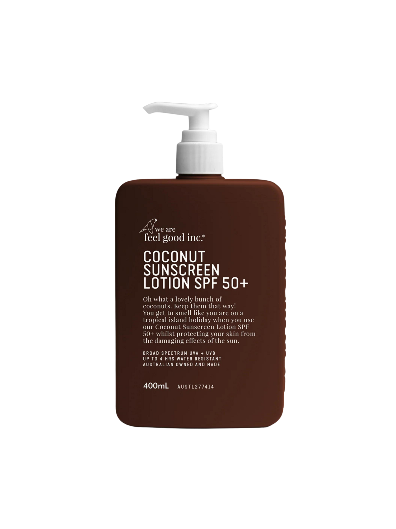 WE ARE FEEL GOOD Coconut Sunscreen Lotion SPF 50+