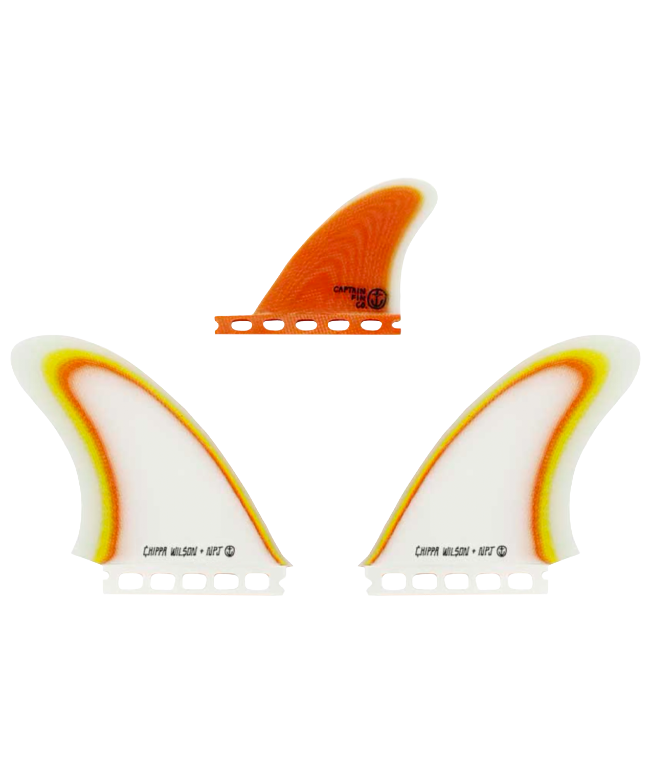Captain Fin Chippa Twin ESP Single Tab Fin Set | evo
