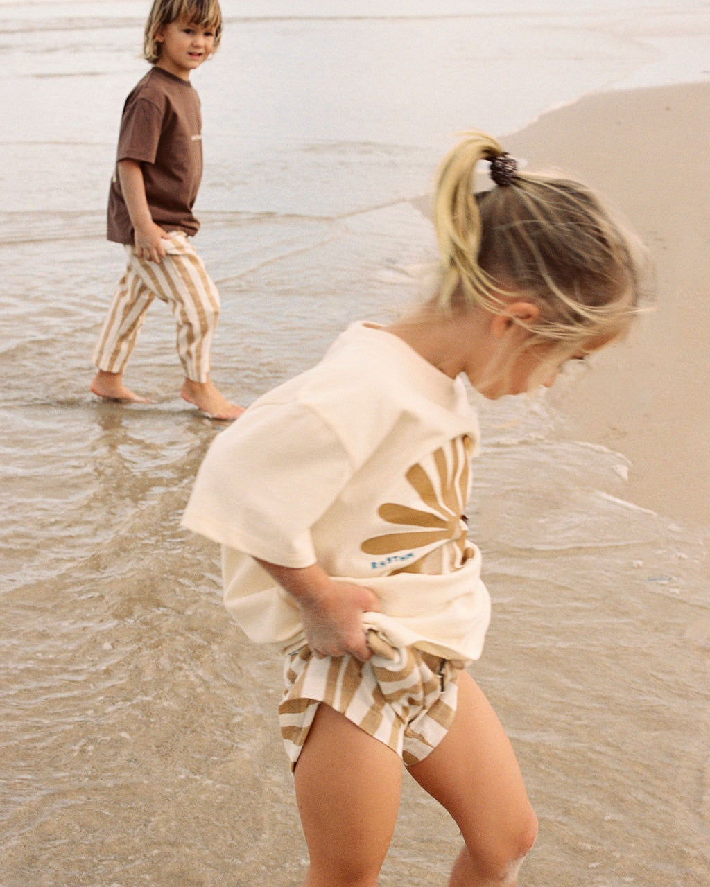 Kids Sun Ra T-Shirt - Natural White