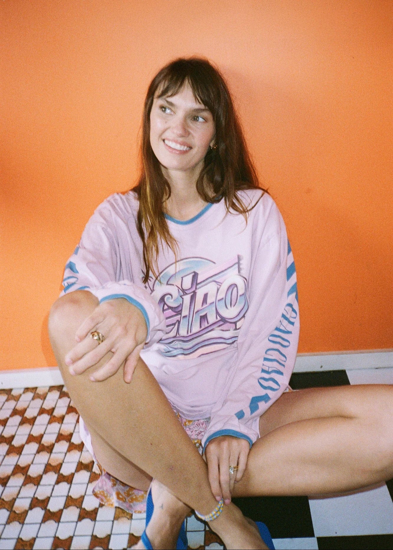Ciao Ciao Vacation Polly Haven LS TEE
