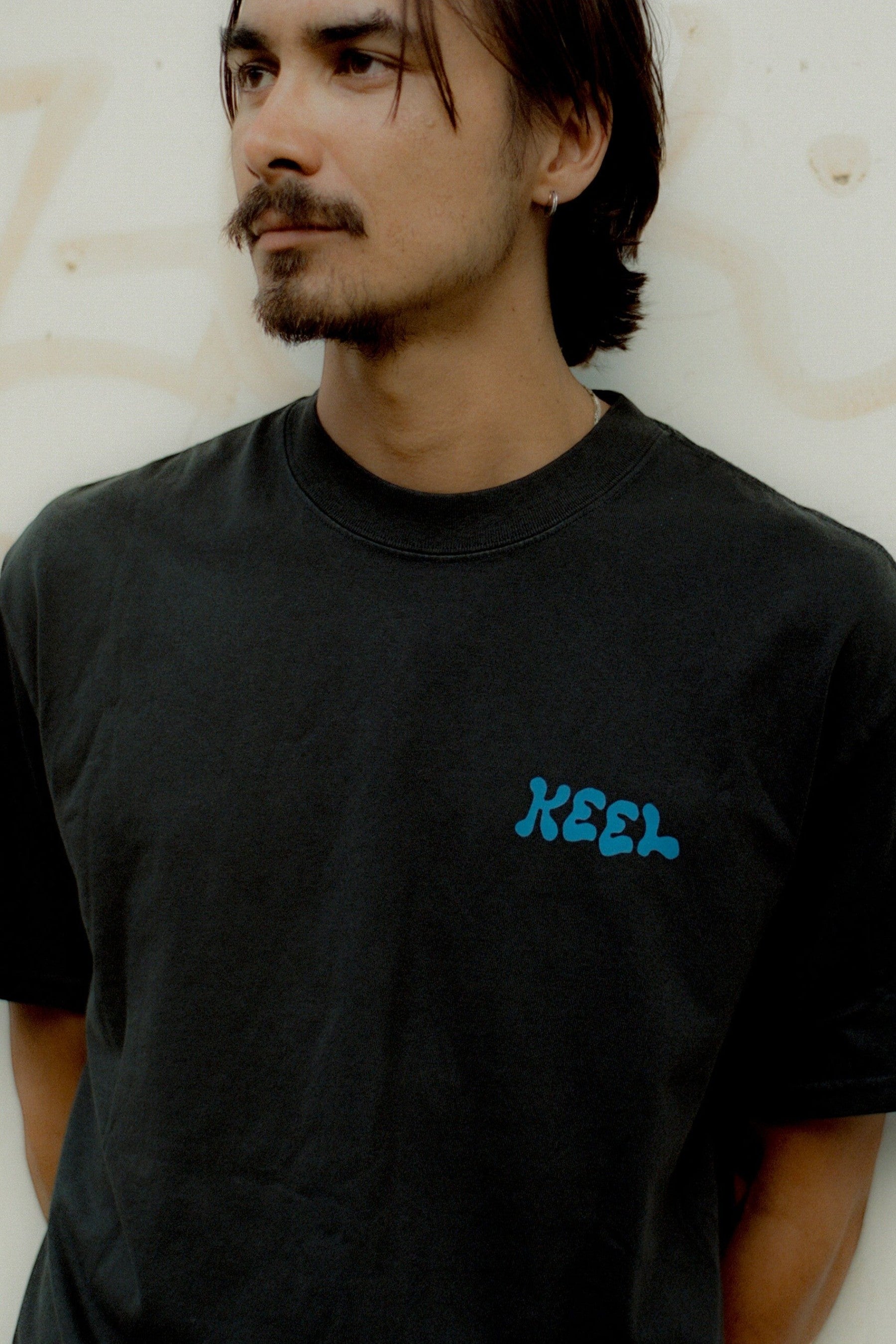 Cut Out Tee - Faded Black - Keel Surf & Supply