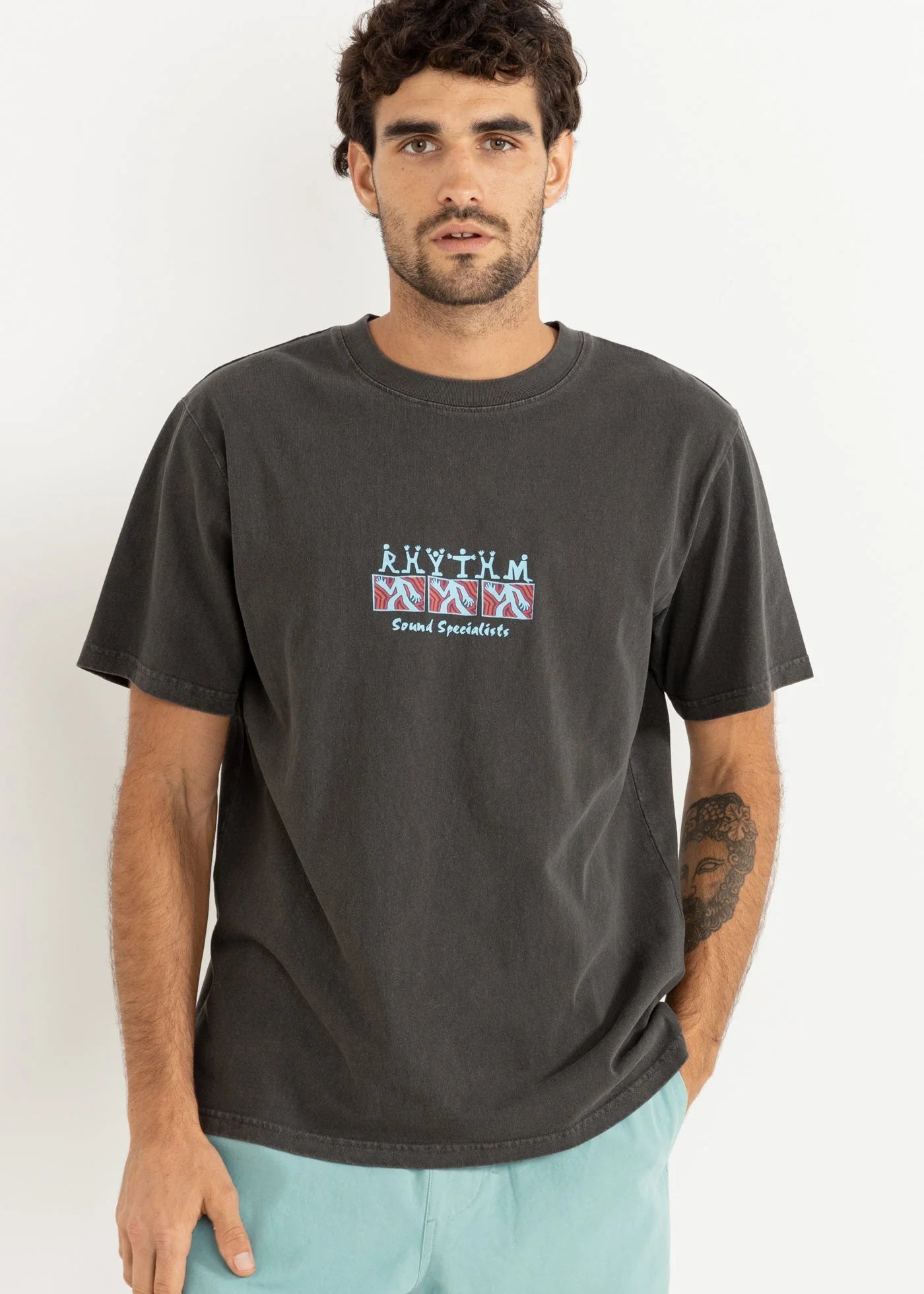 Rhythm Sound Specialist Vintage Tshirt - Vintage Black