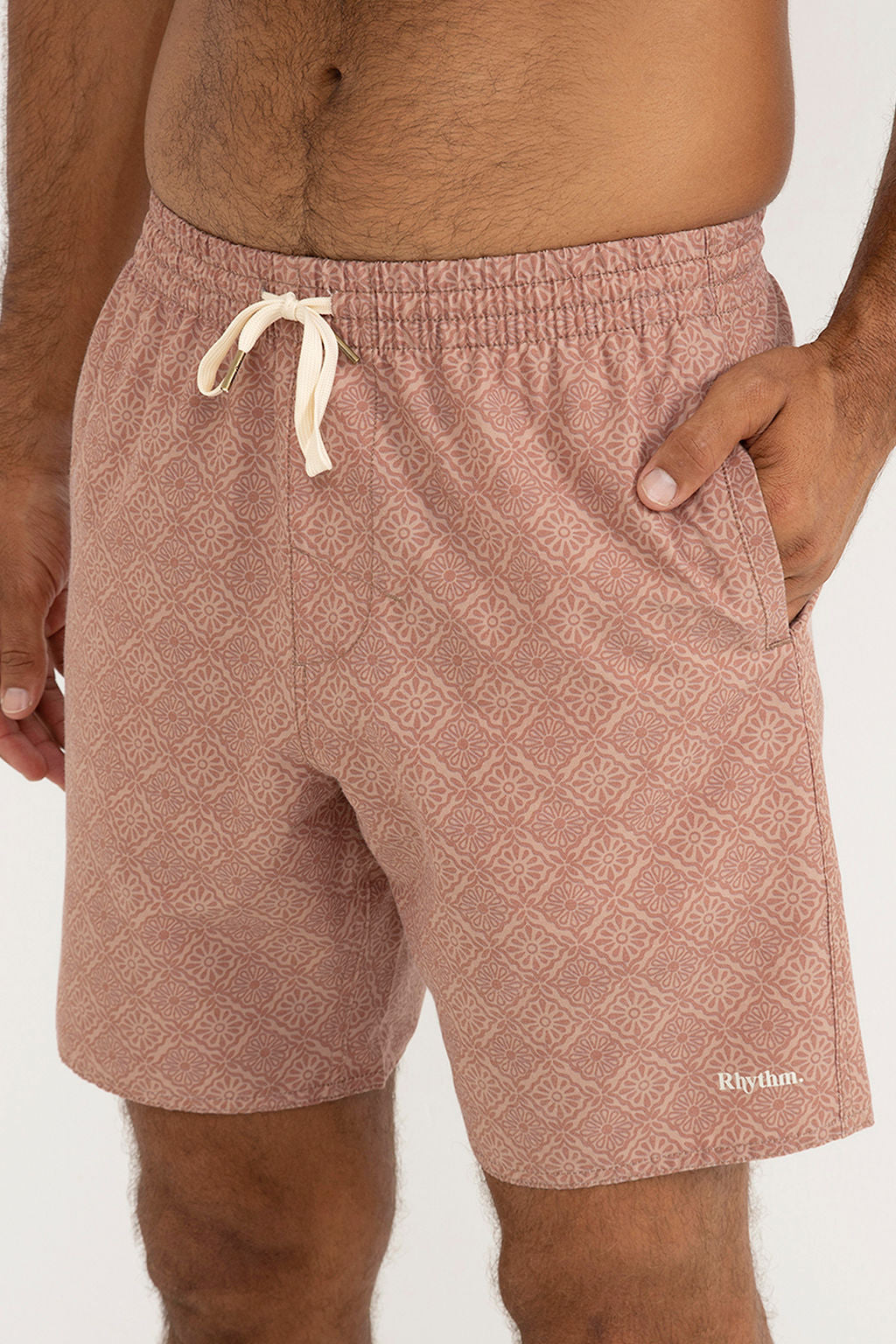 Tile Beach Short - Baked Clay