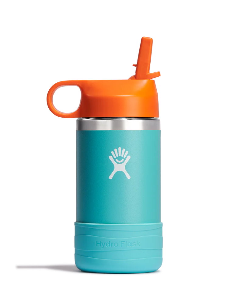 12 Oz Kids Wide Mouth Straw Cap - Seaspray