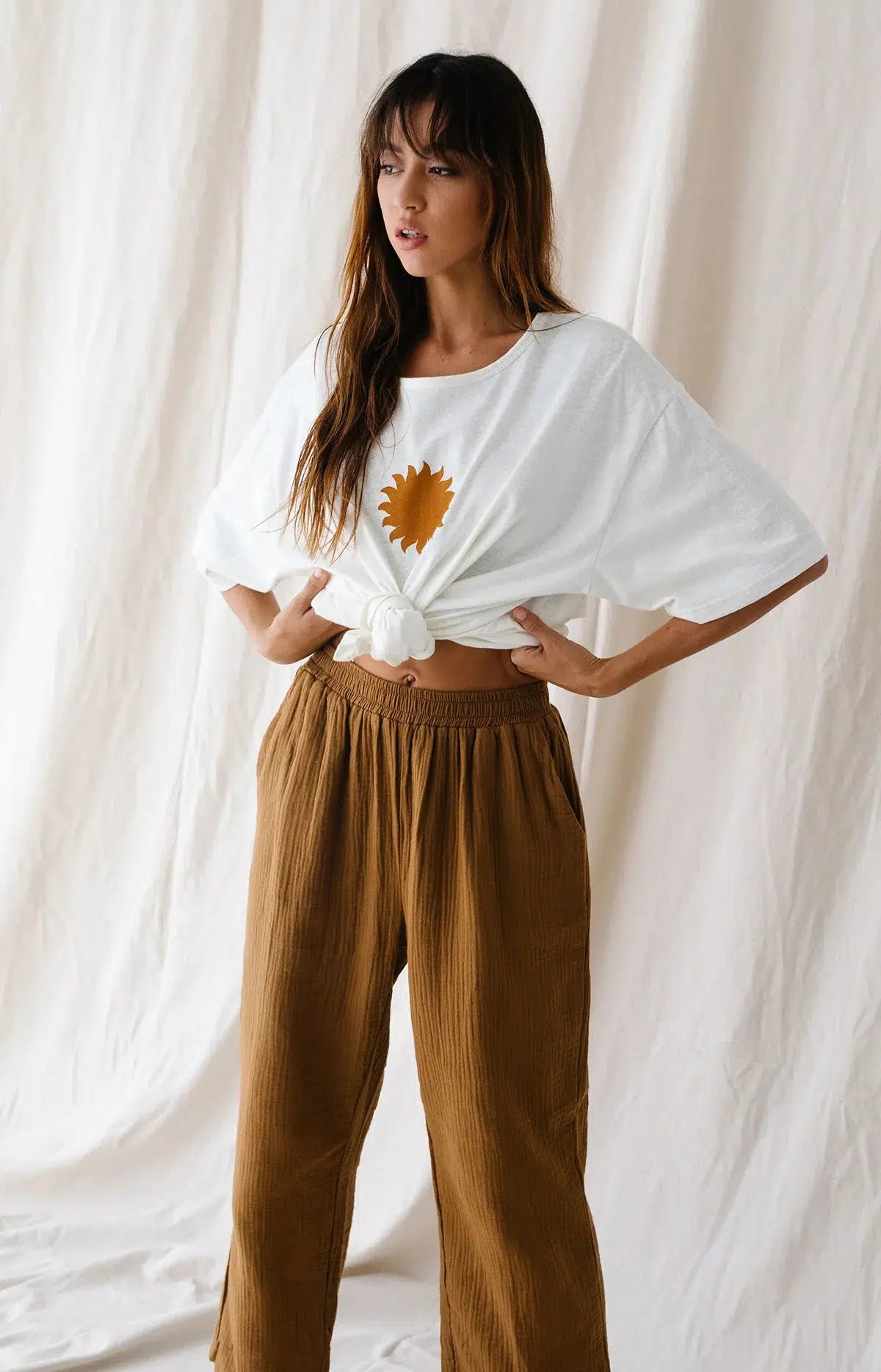 The Bare Road Mia Pant Chocolate