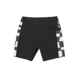 Captain Fin Co. Keyhole Fire Check Boardshort - Black | Keel Surf & Supply