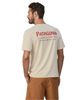  Water People Organic Pocket T-Shirt - Water People Banner: Undyed Natural - Keel Surf & Supply
