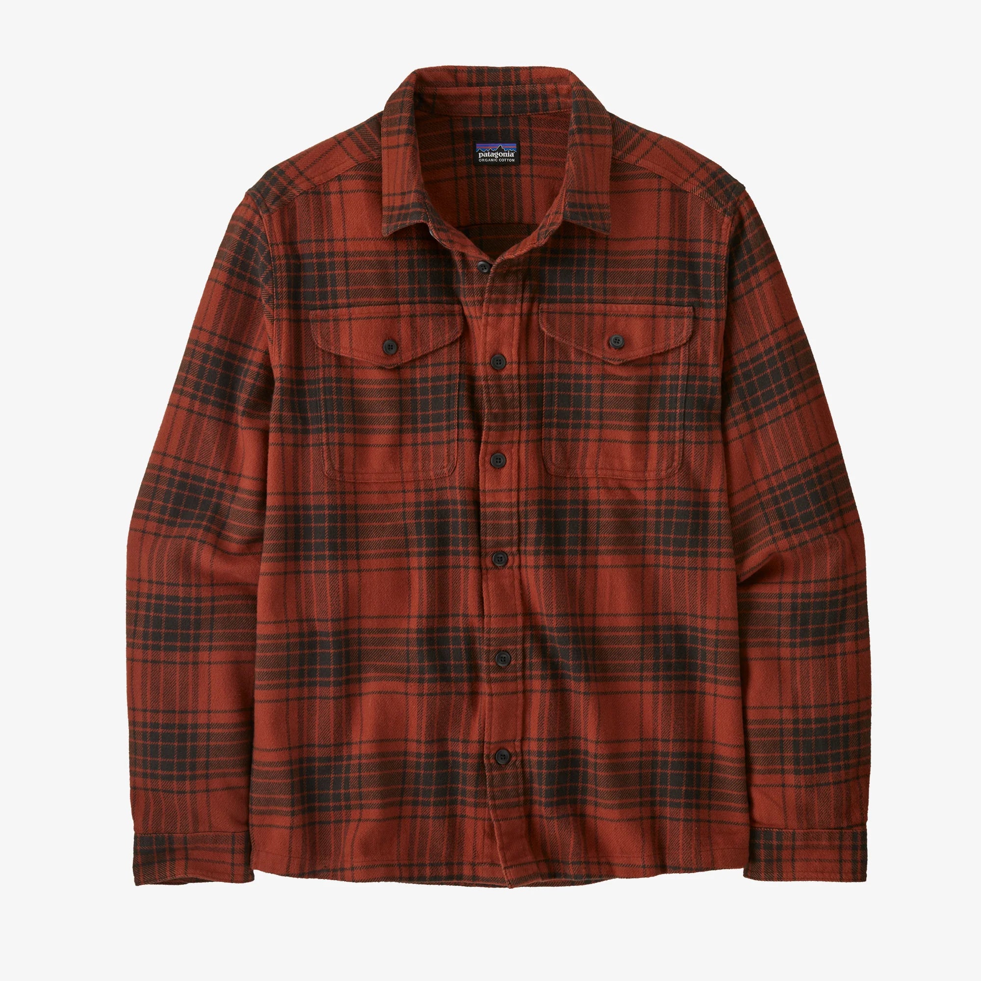 Patagonia Fjord Flannel - Cascade Burnished Red