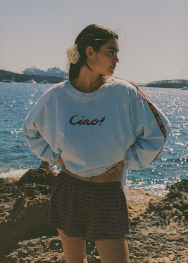 Amatriciana LS Tee - Light Blue
