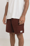 Rhythm Classic Cord Jam - Merlot | Keel Surf & Supply