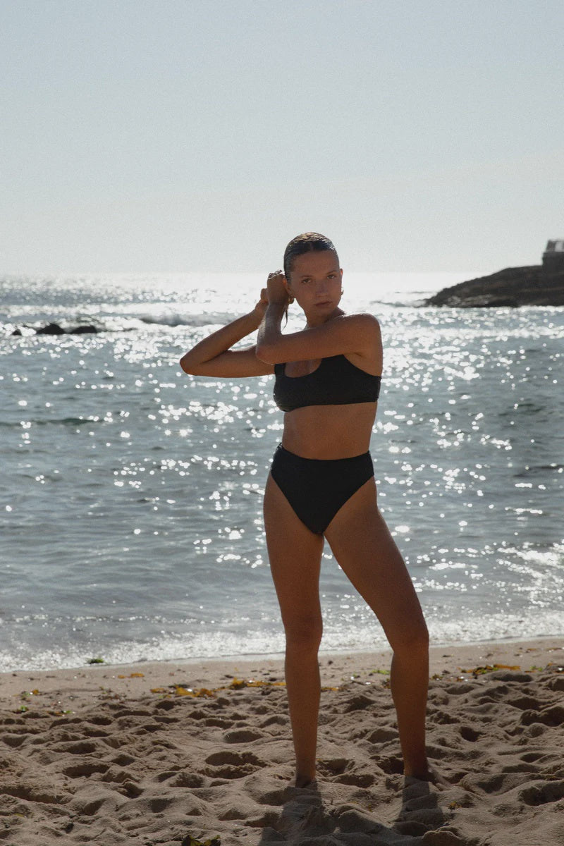 Classic Hi Waist Pant - Black