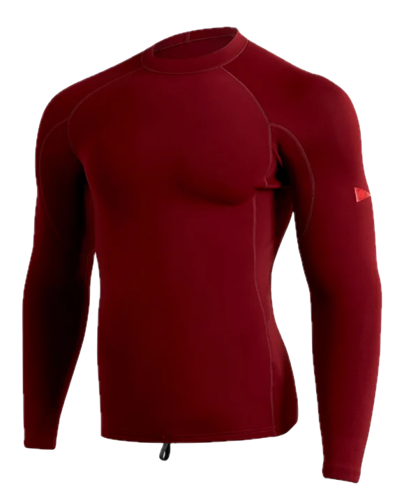 1.5mm FlatLock Wetsuit Jacket - Maroon