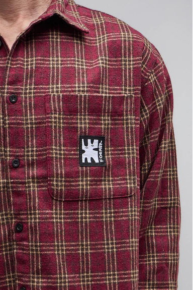 Reynolds Flannel LS Shirt - Red