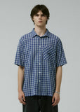 Former Manners Check SS Shirt - Vintage Navy | Keel Surf & Supply