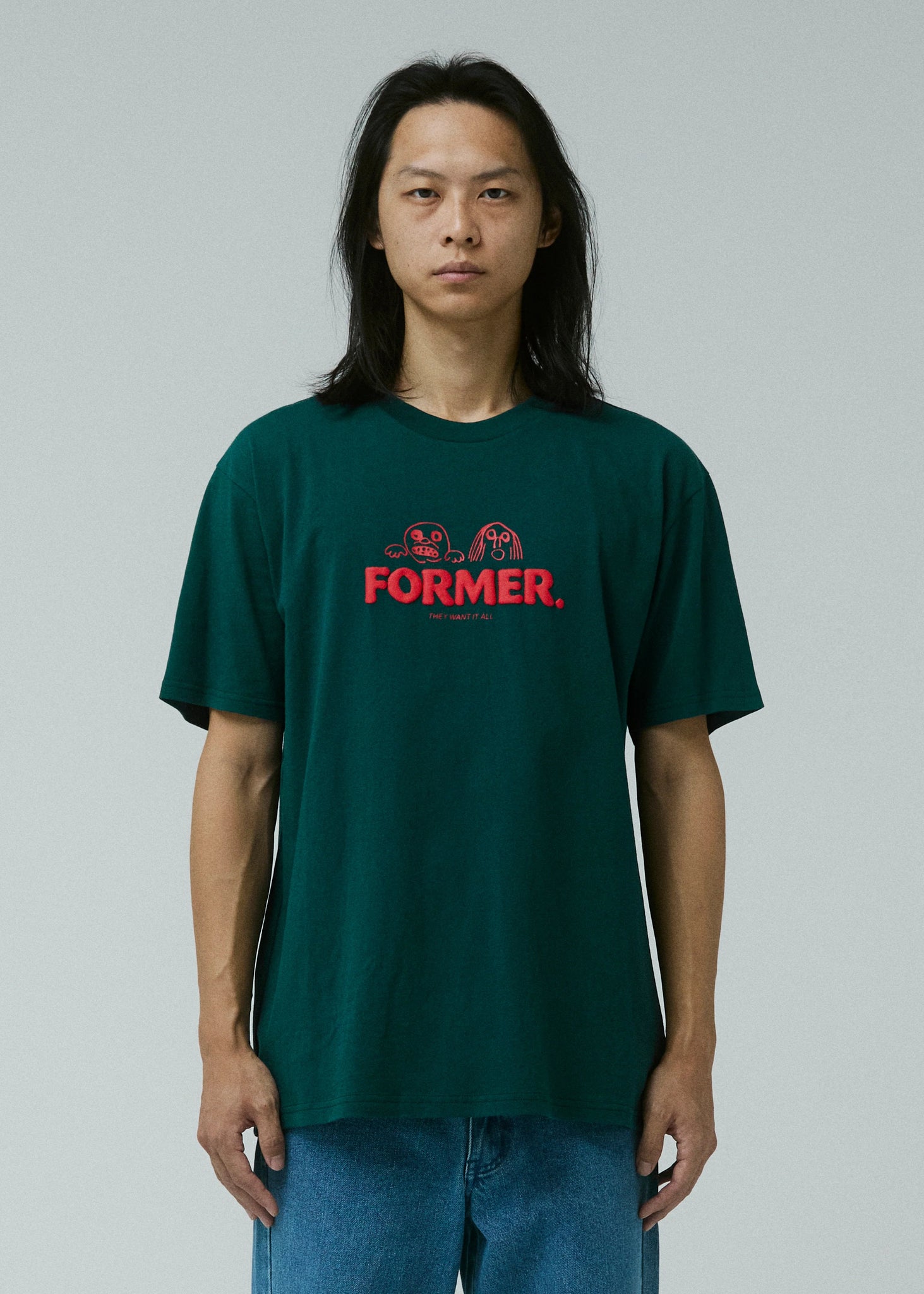 Former Want It All T-Shirt - Petrol