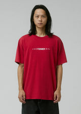 Former Envision T-Shirt - Washed Red | Keel Surf & Supply