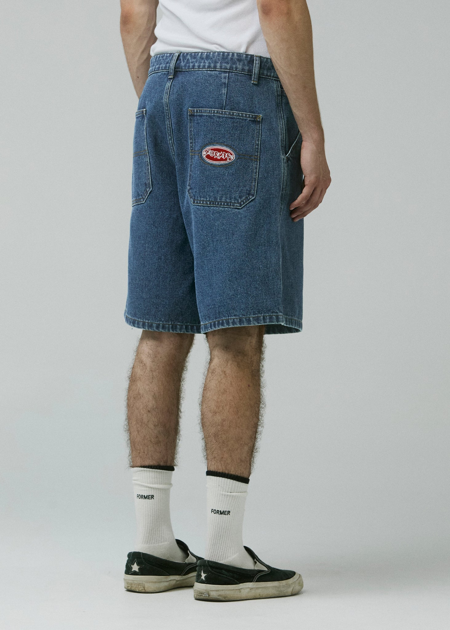 Former Reynolds Flatline Denim Short - Dark Blue