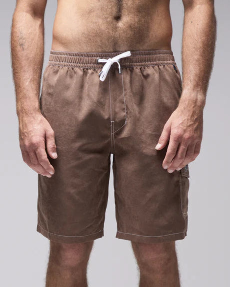 Former Swans Cargo 21” Swim Trunk - Choc