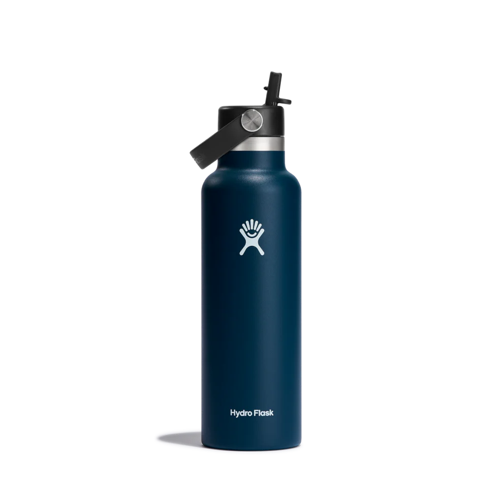 21oz Standard Mouth Flex Straw Cap - Indigo