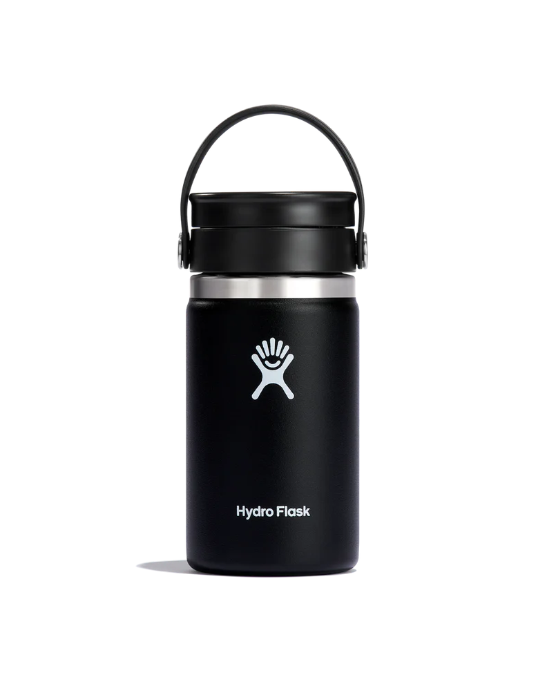 12oz Coffee with Flex Sip Lid - Black