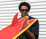 Futures Mikey February Keel - Red / Grey | Keel Surf & Supply