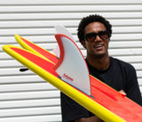Futures Mikey February Keel - Red / Grey | Keel Surf & Supply