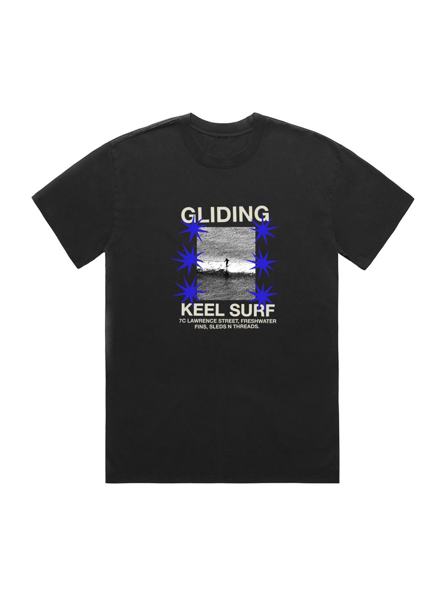 Gliding Tee - Faded Black