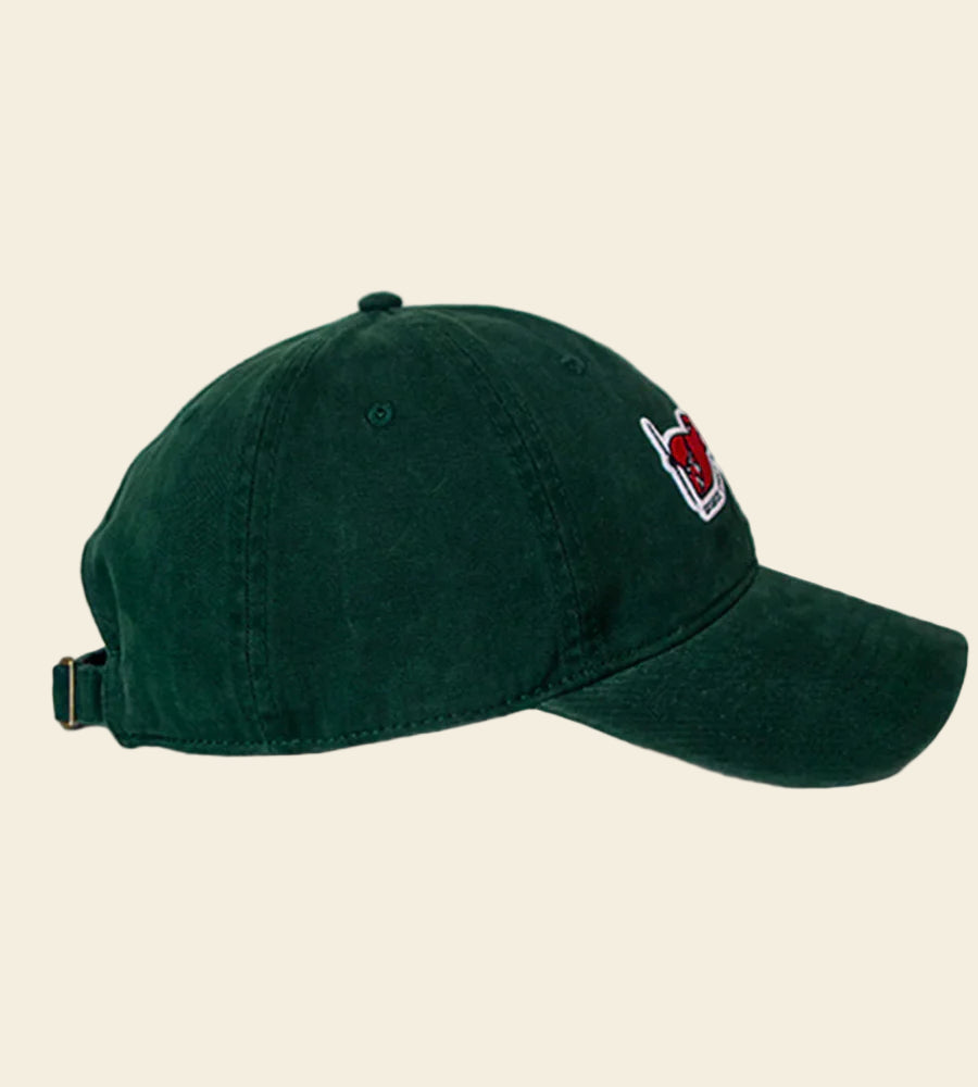 Greenough Airplane Logo Dad Hat - Dark Green