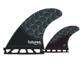 Futures Rasta HC Quad - Black / Teal | Keel Surf & Supply