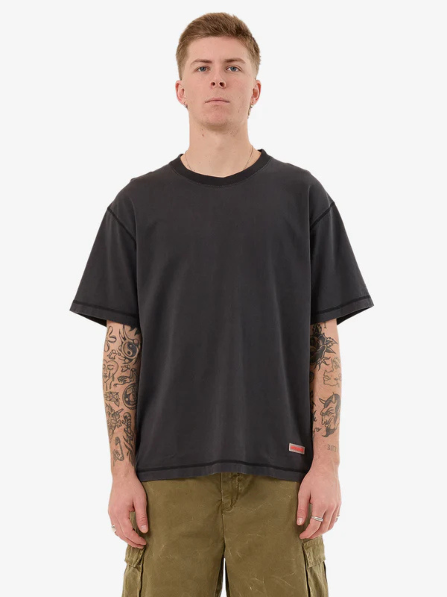 Worship Core Overdye Tee - Black Overdye | Keel Surf & Supply