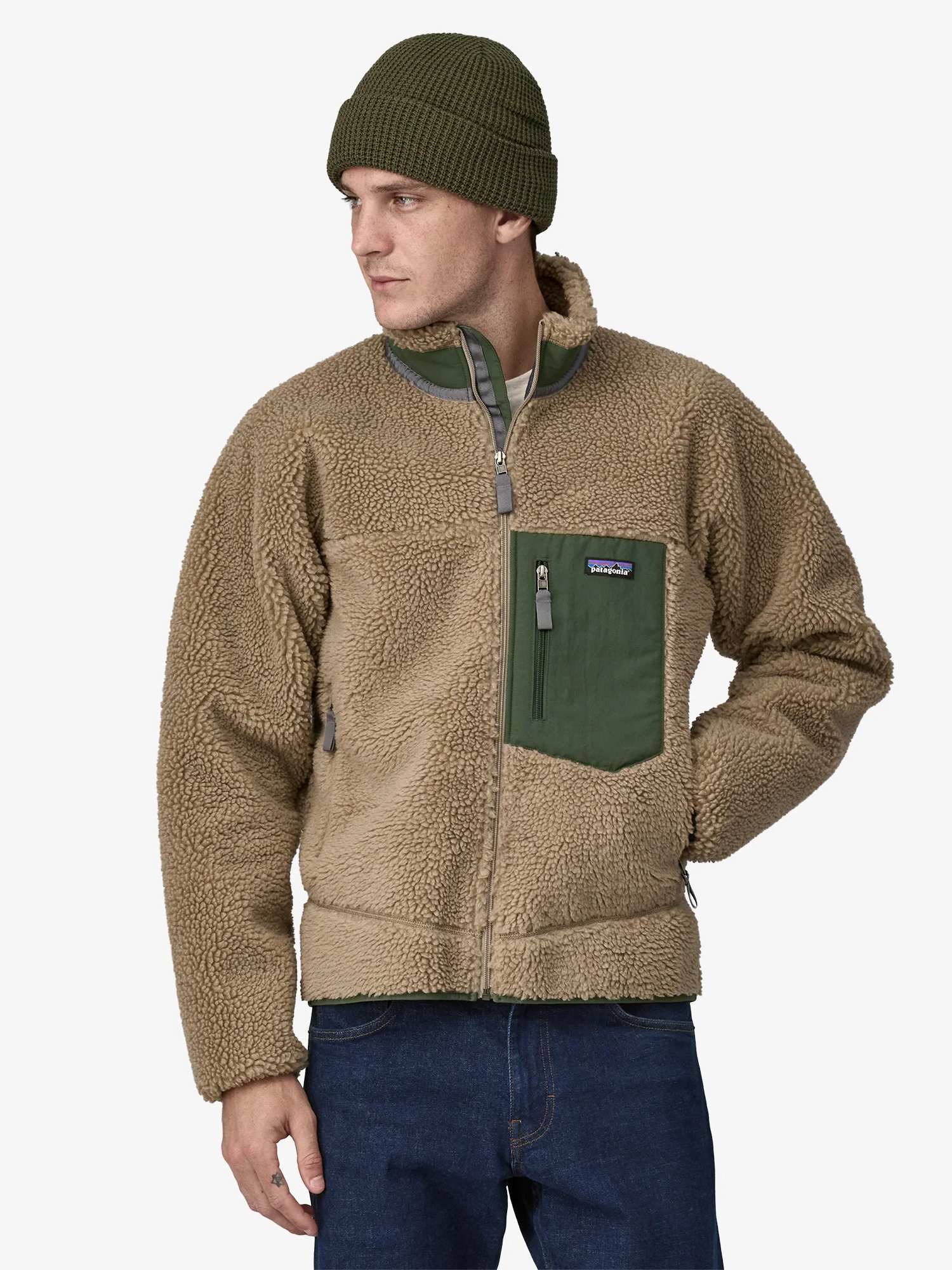 Patagonia Men's Classic Retro-X® Fleece Jacket - Seabird Grey | Keel Surf & Supply
