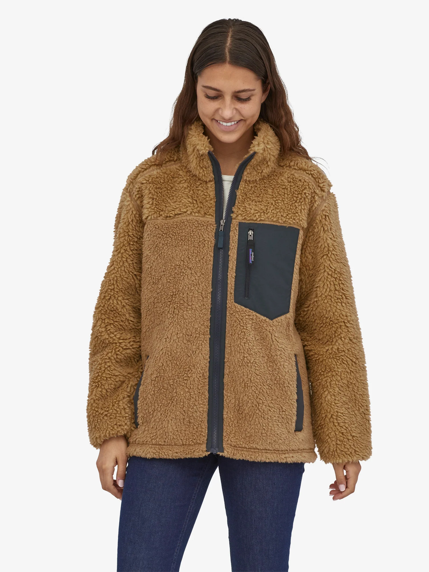 Patagonia Women's Retro-X® Fleece Coat - Nest Brown | Keel Surf & Supply