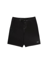 Afends Surf Related Hemp Fixed Waist Boardshort 20" - Black | Keel Surf & Supply