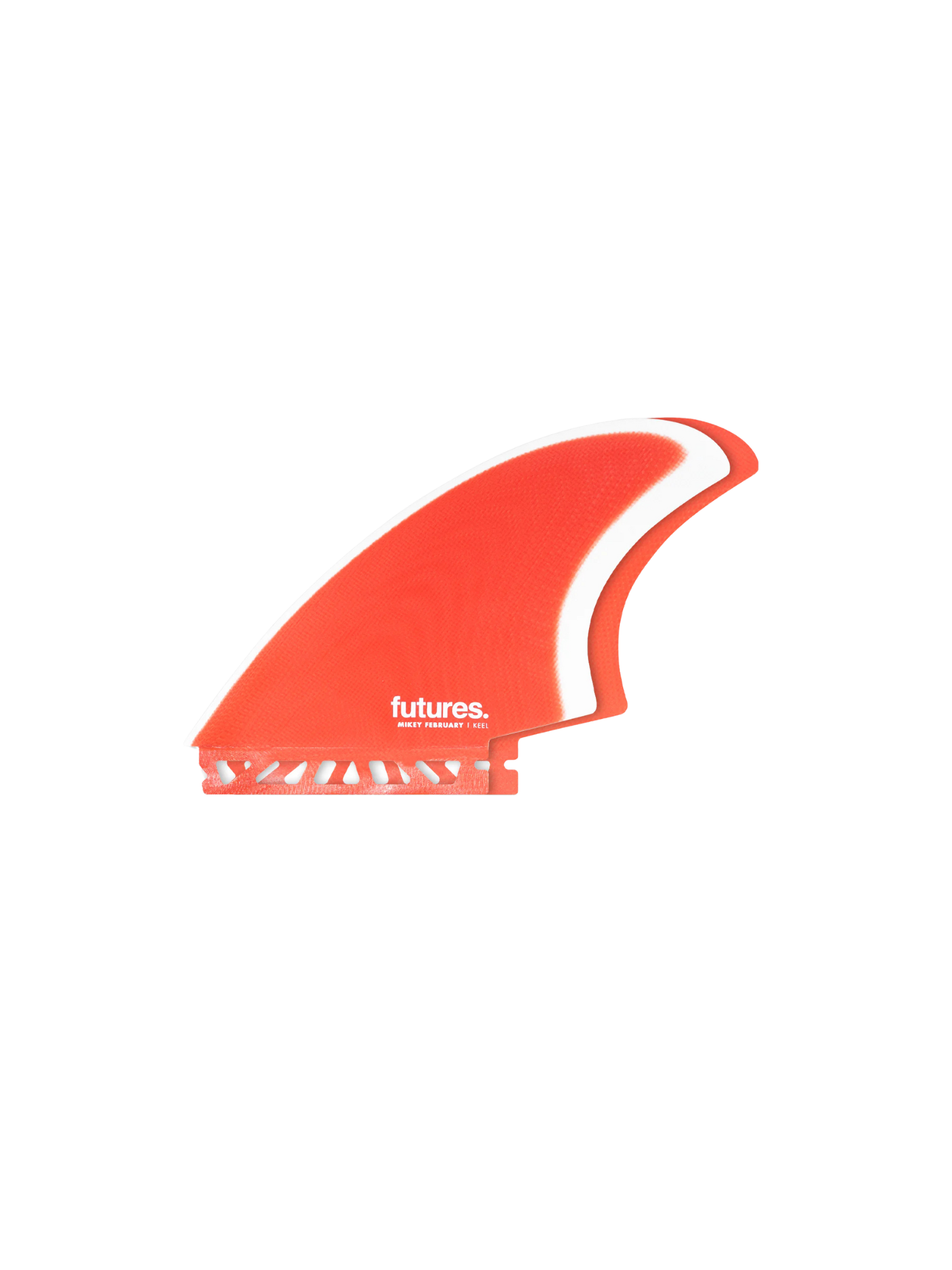 Futures Mikey February Keel - Red / Grey | Keel Surf & Supply