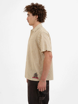 Worship Dejavoodoo Short Sleeve Shirt - Popcorn Yellow | Keel Surf & Supply