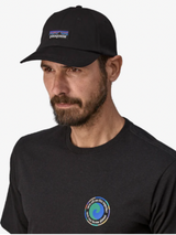 Patagonia P-6 Label Trad Cap - Black | Keel Surf & Supply